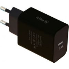 Ilike Adapteris iLike  iLike Type-C Travel Charger ITC02 2.4A Black