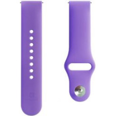 Evelatus Siksniņa Evelatus  20mm Silicone Loop Watch Straps (130mm M/L) Deep Purple