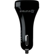 Evelatus Auto lādētāji Evelatus - Evelatus Quick Car Charger QCC02 Black