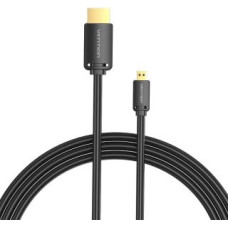 Vention Parveidotājs Vention  HDMI-D Male to HDMI-A Male Cable Vention AGIBG 1,5m, 4K 60Hz (Black)