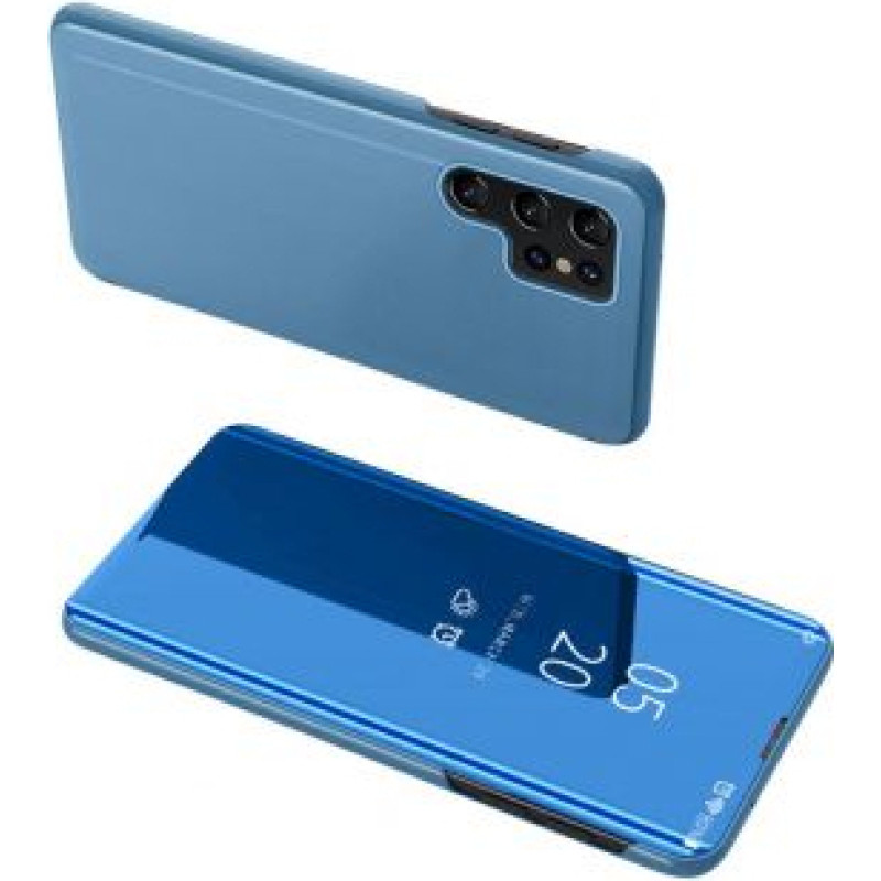 Hurtel Cits mobilo telefonu aksesuārs Hurtel  Clear View Case for Xiaomi POCO C65 / Redmi 13C with flap - blue