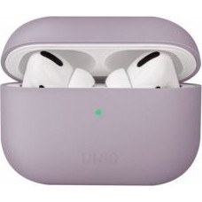 Uniq Maciņš austiņām UNIQ  UNIQ etui Lino AirPods Pro Silicone lawendowy/lilac lavender