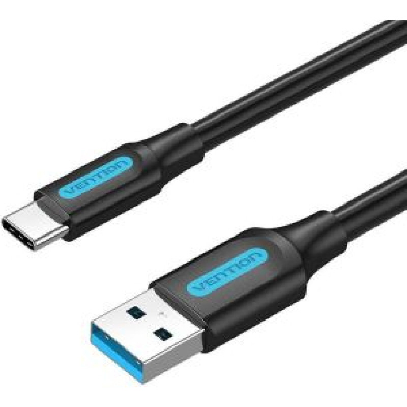 Vention Kabelis Vention  USB 3.0 A to USB-C Cable Vention COZBG 3A 1.5m Black PVC