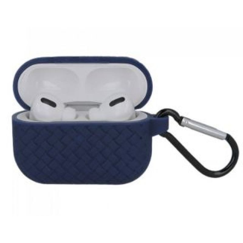 Ilike Maciņš austiņām iLike - Braid case for Airpods Pro navy blue