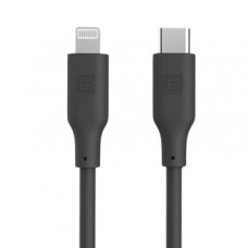 Evelatus Kabelis Evelatus  USB C to Lightning Silicone Cable 1.2M (MFI10CL) 60W / 20V3A Black