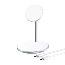 Choetech Bezvadu lādētājs Choetech  Wireless charger Choetech T581-F with stand (white)