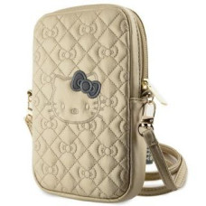 Hello Kitty Cits mobilo telefonu aksesuārs Hello Kitty  Hello Kitty Quilted Bows Strap bag - gold