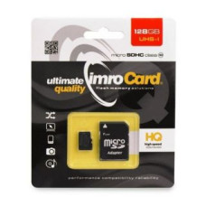 Imro Atmiņas kartes Imro  Karta pamięci microSD 128GB Imro+adp 10C