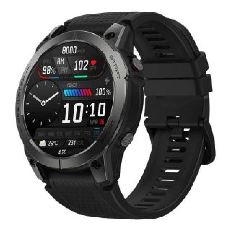 Zeblaze Viedpulksteni Zeblaze  Smartwatch Zeblaze Stratos 3 (Black)