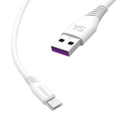 Dudao Kabelis Dudao  Dudao cable USB / USB Type C 5A 1m white (L2T 1m white)