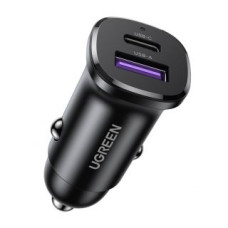 Ugreen Cits mobilo telefonu aksesuārs Ugreen  Ugreen EC305 25845 car charger USB-C USB-A 30W - black