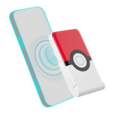 OTL Ārējais akumulators OTL  Magnetic powerbank OTL 5000 mAh, USB-C 15W, Pokemon Pokeball with stand (red-white)