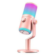 Maono Cits mobilo telefonu aksesuārs Maono  Maono DM30RGB Microphone Pink