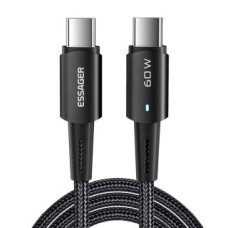 Essager Kabelis Essager  USB-C to USB-C Cable 60W Essager 2m (black)