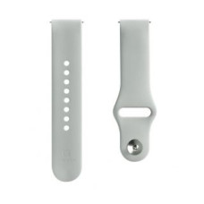 Evelatus Siksniņa Evelatus  22mm Silicone Loop Watch Straps (130mm M/L) Silver