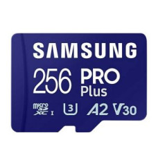 Samsung Atmiņas kartes Samsung  Memory card Samsung PRO Plus SDXC 256 GB U3 A2 V30 (MB-MD256SA/EU)