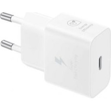 Samsung Adapteris Samsung  Samsung EP-T2510NWEGEU 25W SFC USB-C GaN wall charger - white