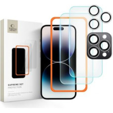 Tech-Protect Cits mobilo telefonu aksesuārs Tech-Protect  Tech-Protect Supreme Set Tempered Glass for iPhone 16 Pro Max - Transparent (3 pcs.)