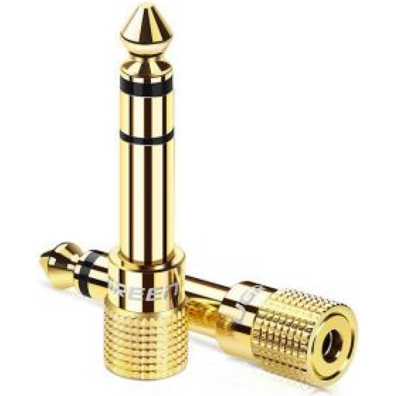 Ugreen Parveidotājs Ugreen  6.5mm Male to 3.5mm Female Adapter Gold