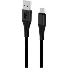 Ilike Kabelis iLike - iLike Charging Cable for Type-C ICT01 Black