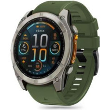 Tech-Protect Cits mobilo telefonu aksesuārs Tech-Protect  TECH-PROTECT SILICONE LINE GARMIN FENIX 5X / 5X PLUS / 6X / 6X PRO / 7X / 8 (51 MM) MILITARY GREEN