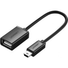 Ugreen Kabelis Ugreen  Ugreen US249 10383 mini USB-B (male) / USB-A (female) OTG adapter 10cm - gray