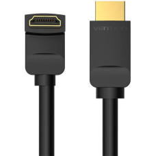 Vention Parveidotājs Vention  Cable HDMI 2.0 Vention AAQBG 1,5m, Angled 270°, 4K 60Hz (black)