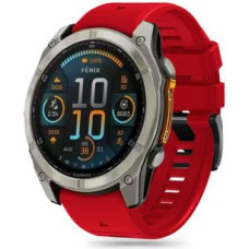 Tech-Protect Cits mobilo telefonu aksesuārs Tech-Protect  TECH-PROTECT SILICONE LINE GARMIN FENIX 5 / 6 / 6 PRO / 7 / 8 (47 MM) / E RED