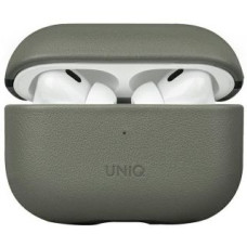 Uniq Maciņš austiņām UNIQ  UNIQ etui Terra AirPods Pro 2 gen. Genuine Leather (2022/2023) zielony/lichen green