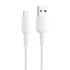 Vipfan Kabelis Vipfan  USB to Lightning cable VFAN Colorful X11, 3A, 1m (white)