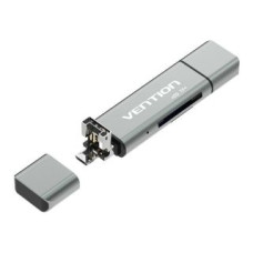 Vention Parveidotājs Vention  Multifunctional USB2.0 Card Reader Vention CCJH0 Gray