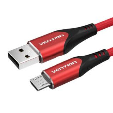 Vention Kabelis Vention  Cable USB 2.0 to Micro USB Vention COARG 3A 1.5m (Red)