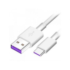 Huawei Kabelis Huawei  Huawei AP71 Quick Charger USB-C Data Cable 5A 1m White (Bulk)