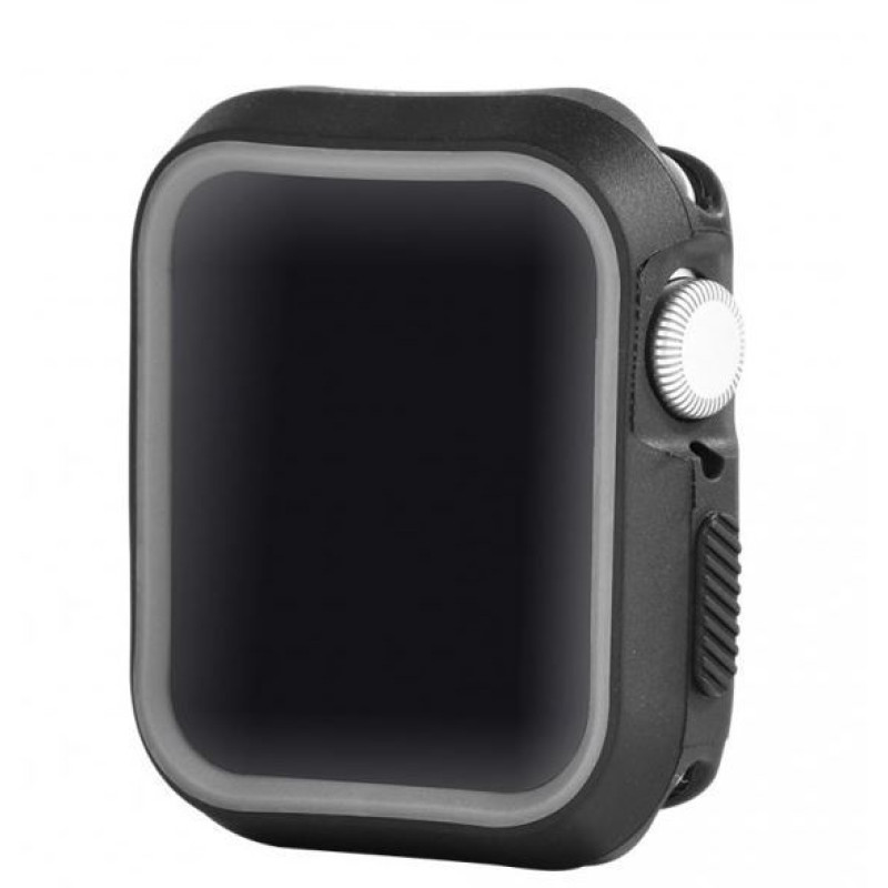 Devia Viedpulksteni Devia  Dazzle Series protective case (40mm) for Apple Watch black gray