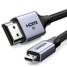 Ugreen Kabelis Ugreen  Micro HDMI - HDMI 2.1 8K adapter cable 2m Ugreen HD164 - gray