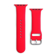 Hurtel Siksniņa Hurtel  Silicone Strap APS Silicone Band for Watch 9 / 8 / 7 / 6 / 5 / 4 / 3 / 2 / SE (41 / 40 / 38mm) Strap Watch Bracelet Red