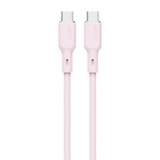 Aukey Kabelis Aukey  USB-C to USB-C Cable Aukey CB-SCC102, 100W, 1.8m (pink)