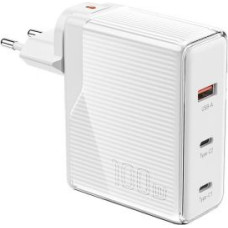 Essager Adapteris Essager  Essager ECT2CA-ZXB02-Z GaN 100W 2C+A Charger (white)