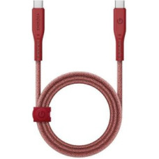 Energea Kabelis ENERGEA  ENERGEA kabel Flow USB-C - USB-C 1.5m czerwony/red 240W 5A PD Fast Charge