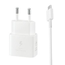 Samsung Adapteris Samsung  Ład. siec. Samsung EP-T2510XW 25W Fast Charge + kabel USB-C/USB-C biały/white