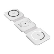 Choetech Bezvadu lādētājs Choetech  Choetech T588-F 3in1 Magnetic Wireless Charger 15W (white)