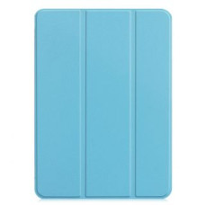 Ilike Maciņš grāmata iLike  Galaxy Tab S9 Ultra 14.6 Tri-Fold Eco-Leather Stand Case Sky Blue