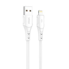 Vipfan Kabelis Vipfan  USB to Lightning cable VFAN Colorful X12, 3A, 1m (white)