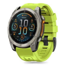 Tech-Protect Cits mobilo telefonu aksesuārs Tech-Protect  Tech-Protect Silicone Strap Garmin Fenix 5 / 6 / 6 Pro / 7 / 8 (47 mm) / E - Green