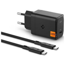 Spigen Adapteris Spigen  Ładowarka sieciowa Spigen GAN-651 65W     USB-C ArcStation Pro + kabel USB-C czarny/black ACH05475