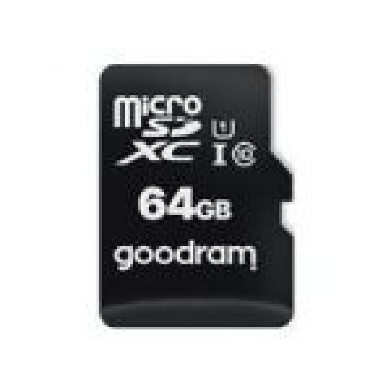 Goodram Atmiņas kartes Goodram  microSDXC 64GB Class 10 + Adapter