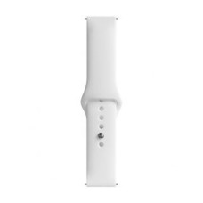 Evelatus Siksniņa Evelatus  20mm Silicone Loop Watch Straps (S/M 110mm) White