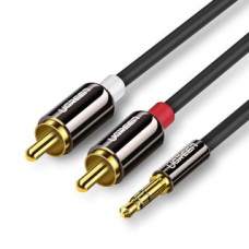 Ugreen Kabelis Ugreen  Ugreen cable audio cable 3.5 mm mini jack - 2RCA 2 m black (AV116 10584)