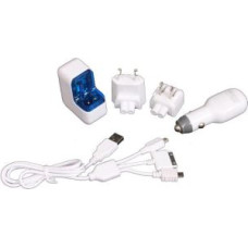 Omega Auto lādētāji OMEGA Universal Universal Charger KIT 3in1 White