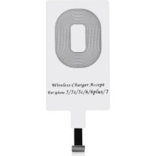 Choetech Kabelis Choetech  Choietech Adapter for Wireless Charging Qi Lightning Induction Insert white (WP-IP)